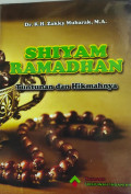 Shiyam Ramadhan : tuntunan dan Hikmahnya